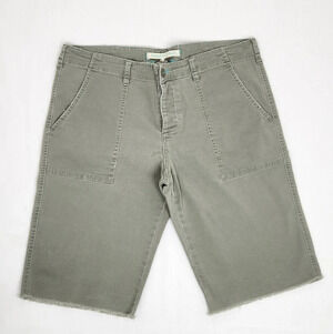 American Eagle Cropped Style Olive Shorts